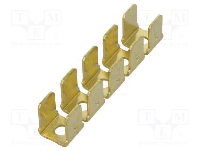 Conetor: plano, 6,4mm, 0,8mm, fêmea, M3, 10x cone.