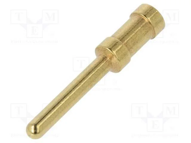 Contacto, macho, liga em cobre, dourado, 4mm2, 12.