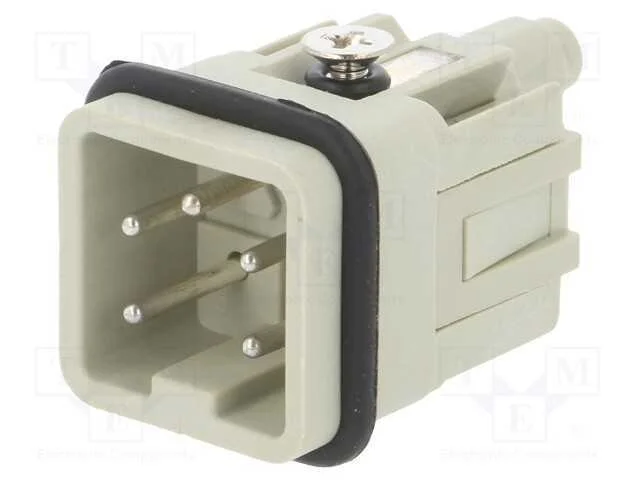 Conector: Hdc, Inserto de Contatos, Macho, Hdc, Pin: 5, 4+Pe, 10a