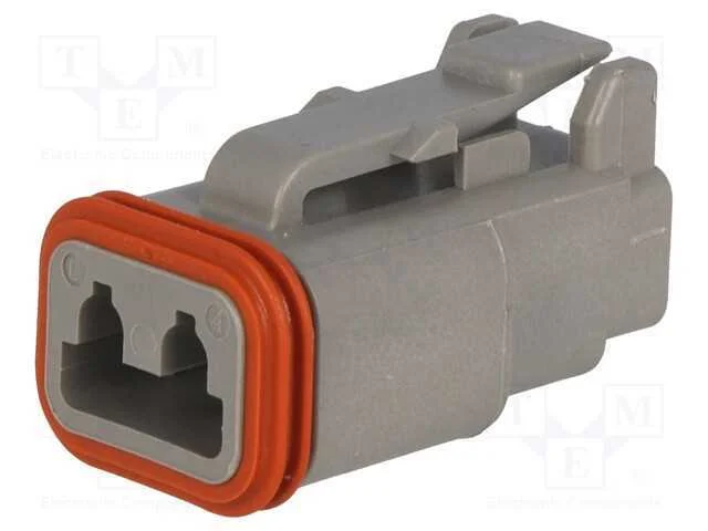 Conector: Fio-Fio, Dt, Fêmea, Ficha, com Cabo, Pin: 2, Cinzenta, Ip68
