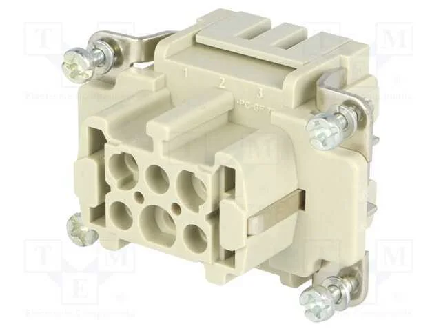 Conector: HDC, inserto de contatos, fêmea, Han ES.