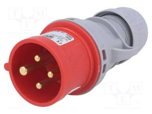 Conector: de Alimentação Ac 3 Fases, Ficha, Macho.