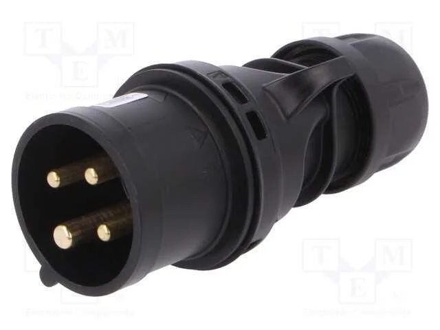 Conector: de Alimentação Ac 3 Fases, Ficha, Macho.