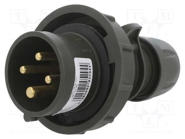 Conector: de Alimentação Ac 3 Fases, Ficha, Macho.