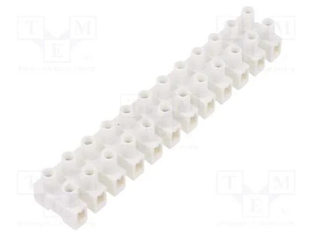 Bloco terminal, terminal parafusado, 4mm2, 400V, .