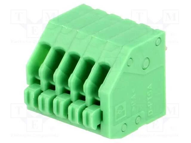 Pcb Bloco Terminal, Angulares 45, 2,5mm, Faixas: 5, para Pcb