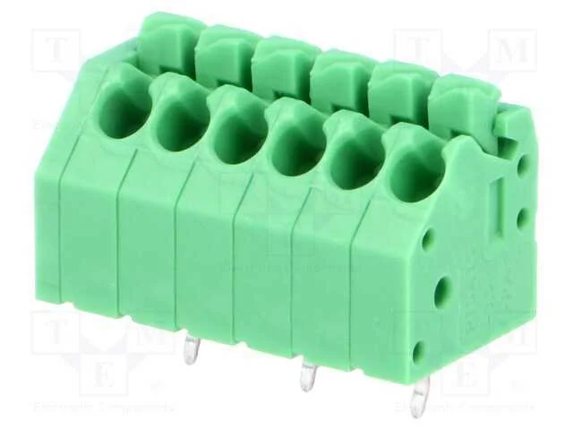 Pcb Bloco Terminal, Angulares 45, 3,5mm, Faixas: 6, para Pcb