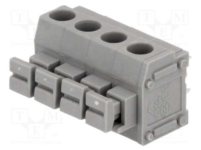 Pcb Bloco Terminal, Angulares 90, 5mm, Faixas: 4, para Pcb, 8a