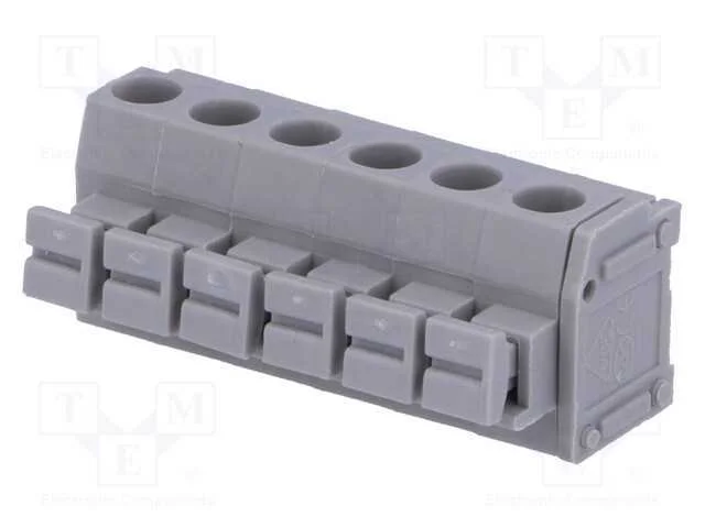 Pcb Bloco Terminal, Angulares 90, 5mm, Faixas: 6, para Pcb, 8a