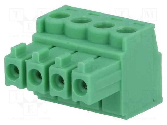 Bloco terminal separável, 3,5mm, faixas: 4, simpl.