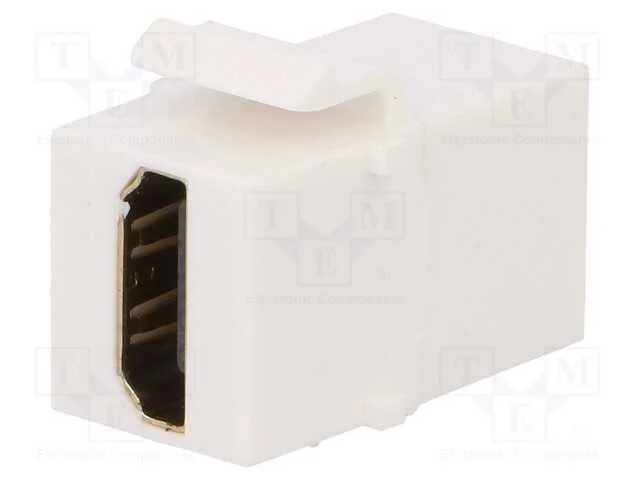 Conector, Tomada, Fêmea X2, Hdmi Tomada X2, Keystone, Dourado