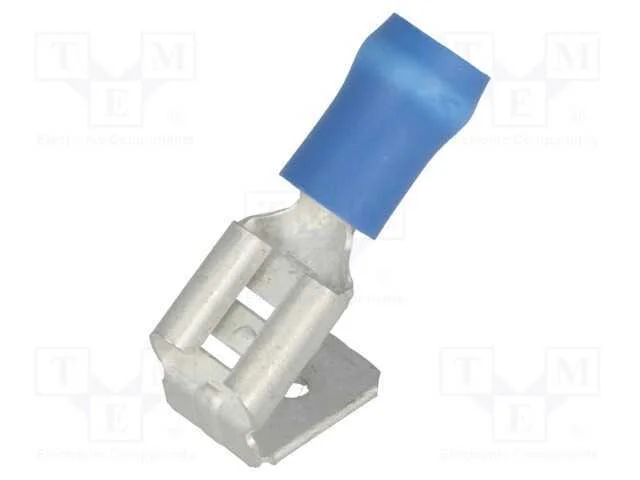 Conetor: plano, 6,3mm, 0,8mm, fêmea/macho, 1÷2,5m.