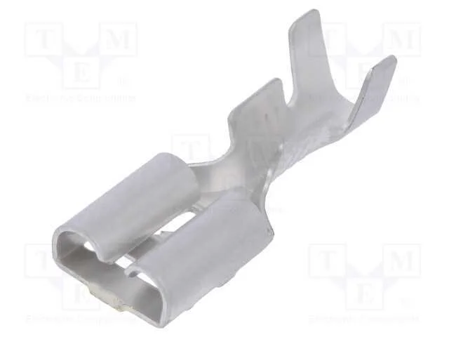 Conetor: plano, 6,3mm, 0,8mm, macho, 1÷2,5mm2, ce.
