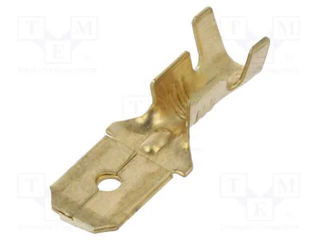 Conetor: plano, 6,3mm, 0,8mm, fêmea, 1÷2,5mm2, ce.