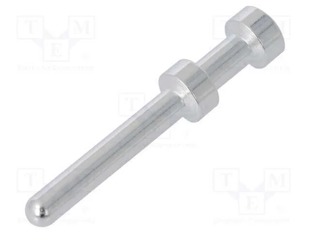 Contacto, macho, liga em cobre, prateado, 0,37mm2.