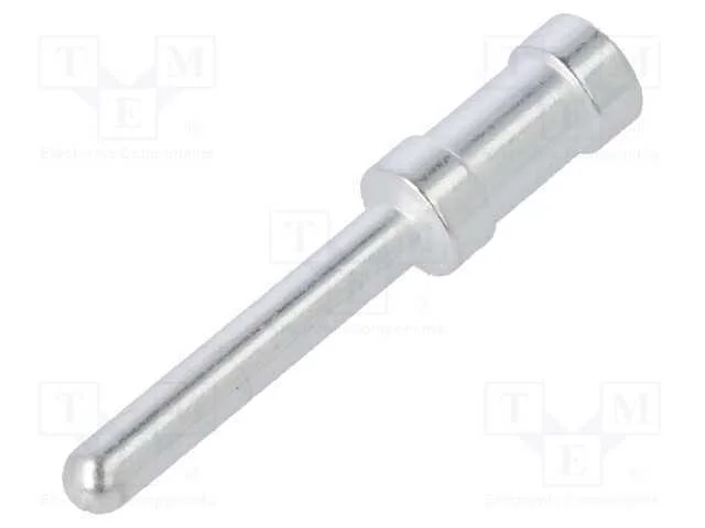 Contacto, macho, liga em cobre, prateado, 4mm2, 1.