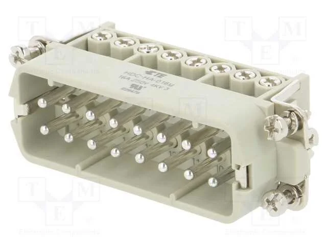 Conector: HDC, inserto de contatos, macho, HA, PI.