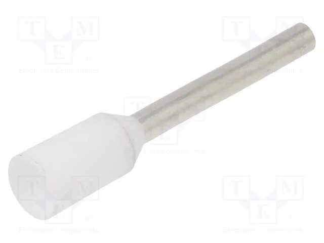 Terminal: rolo, isolada, 0,5mm2, 10mm, estanhado,.