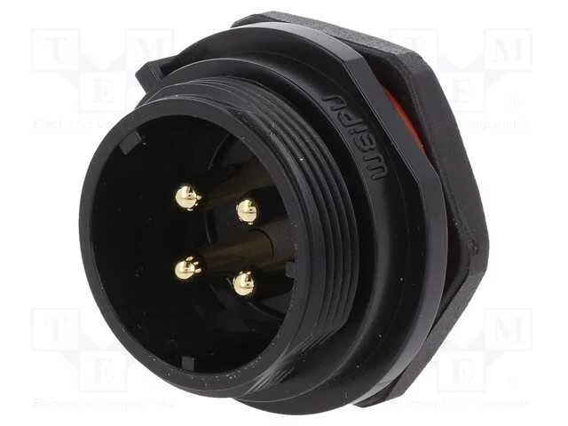 Tomada, SP21, macho, PIN: 4, IP68, 30A, solda, 50.