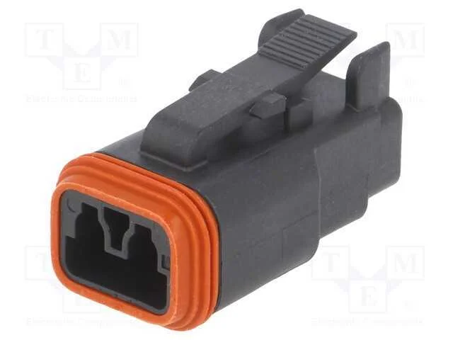 Conector: Fio-Fio, Dt, Fêmea, Ficha, com Cabo, Pin: 2, Preta, Ip68