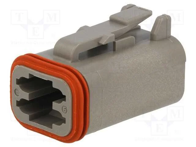 Conector: Fio-Fio, Dt, Fêmea, Ficha, com Cabo, Pin: 4, Cinzenta, Ip68