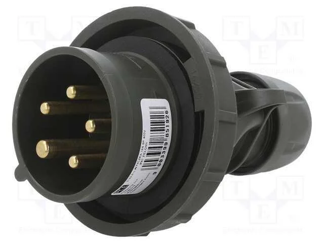 Conector: de Alimentação Ac 3 Fases, Ficha, Macho.