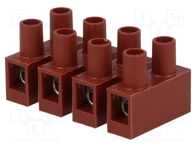 Bloco terminal, terminal parafusado, 4mm2, 400V, .