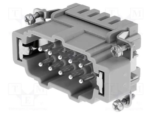 Conector: HDC, inserto de contatos, macho, Han ES.