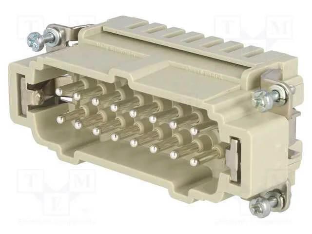 Conector: HDC, inserto de contatos, macho, Han ES.