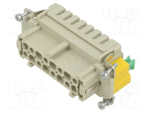 Conector: HDC, inserto de contatos, fêmea, Han B,.