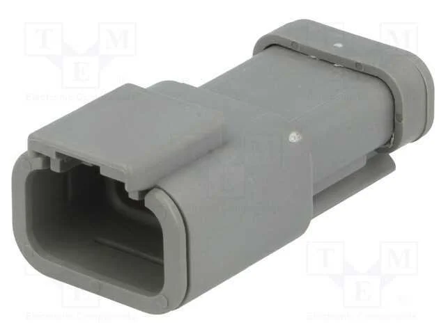 Conector: Fio-Fio, Dtm, Macho, Ficha, com Cabo, Pin: 3, Cinzenta