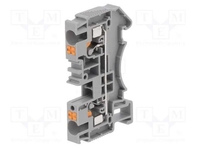 Conector: de carril, DS, 0,2÷6mm2, faixas: 1, bra.