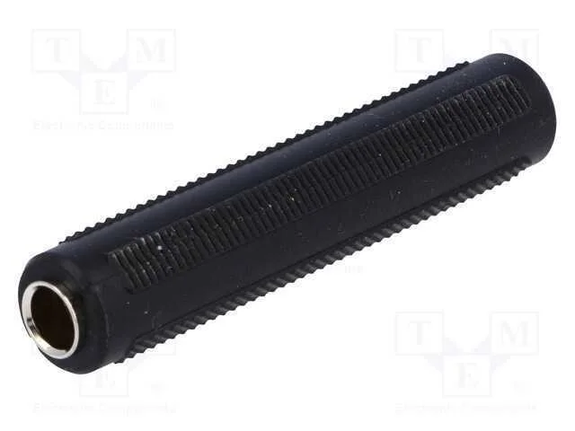 Conector, Jack 6,3mm Tomada,Em Ambos Os Lados, Stereo