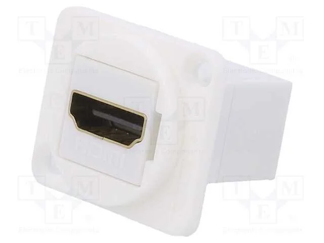 Conector, Tomada Hdmi,Em Ambos Os Lados, Norma Xlr, 19x24mm, Ft