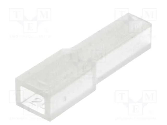 Cobertura do conector, macho, para conectores 2,8.