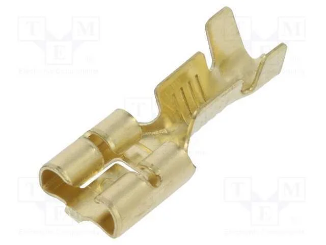 Conetor: plano, 6,3mm, 0,8mm, macho, 1÷2,5mm2, ce.