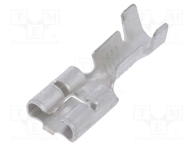 Conetor: plano, 6,3mm, 0,8mm, macho, 1÷2,5mm2, ce.