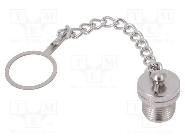 Tapa protetora, conetores fêmea M12, IP67, metal