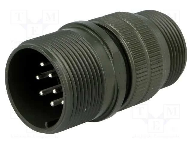 Conector: redondos, tamanho 18, MS/DS, liga de al.