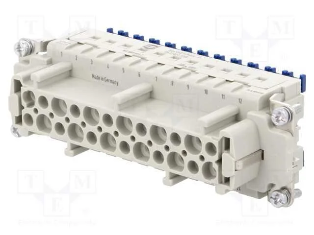 Conector: HDC, inserto de contatos, fêmea, Han ES.