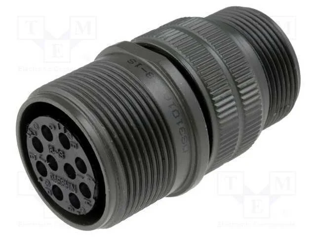 Conector: redondos, tamanho 18, MS/DS, liga de al.