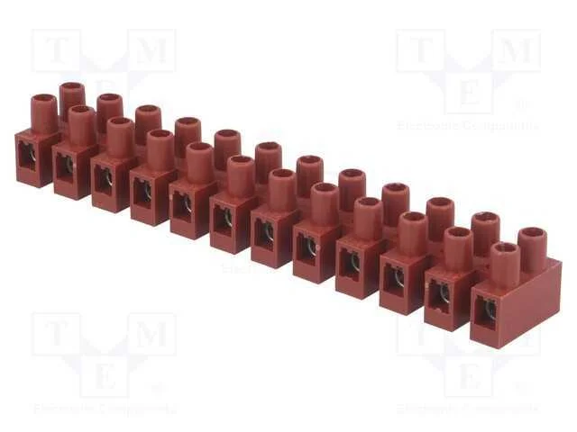 Bloco terminal, terminal parafusado, 6mm2, 400V, .