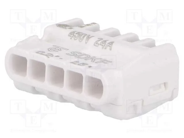 Conector rápido, SDKF, aperto de molas, 0,2÷2,5mm.