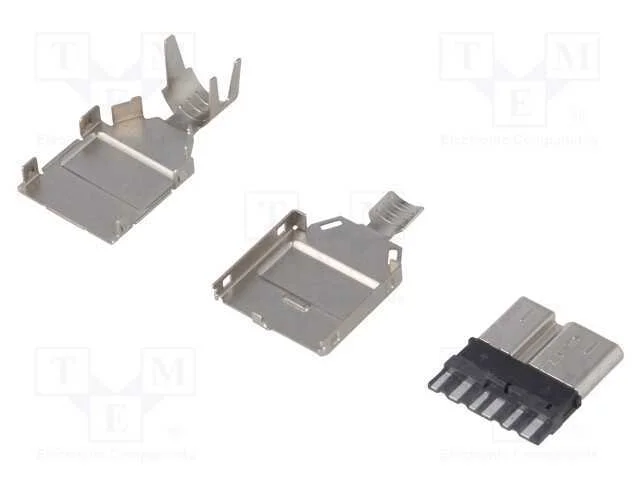 Ficha, Usb B Micro, com Cabo, Solda, Simples, Usb 3.0, 1a, 30v