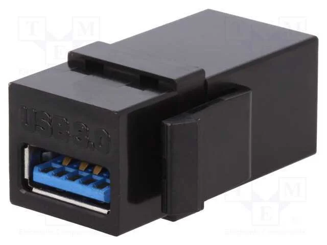 Tomada, Conector, Fêmea X2, Usb a Tomada X2, para Painel,Trinco