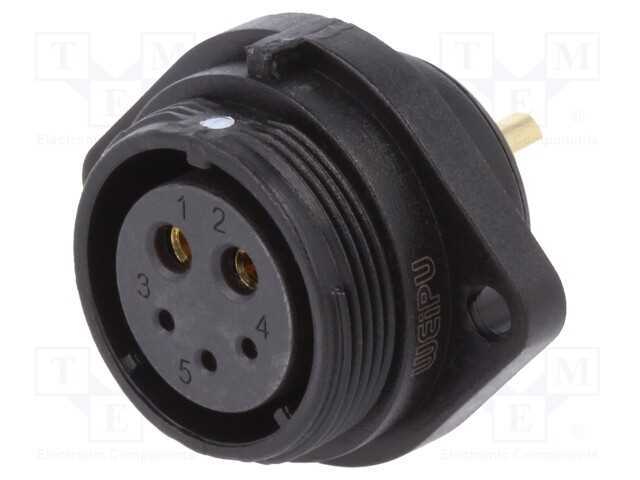 Tomada, SP21, fêmea, PIN: 5(2+3), IP68, 5A,30A, s.
