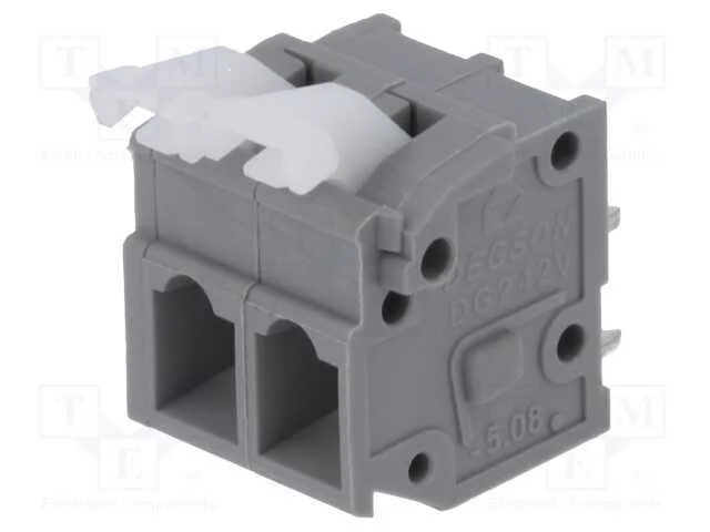 Pcb Bloco Terminal, Simples, 5,08mm, Faixas: 2, para Pcb, Aperto