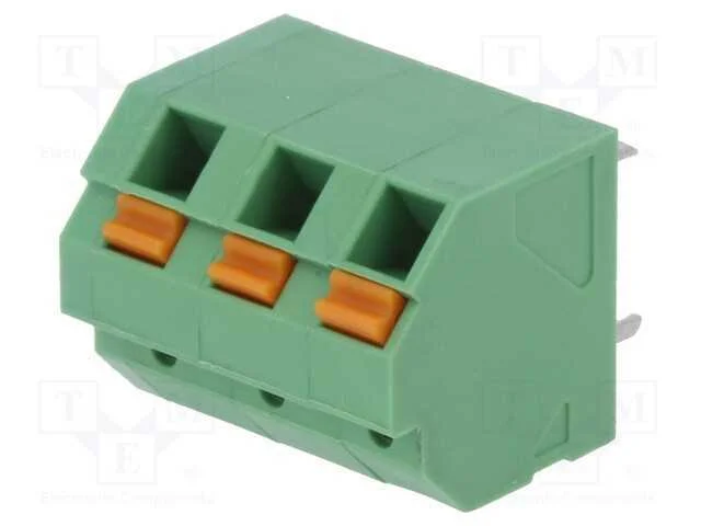 Pcb Bloco Terminal, Angulares, 5,08mm, Faixas: 3, para Pcb, Aperto