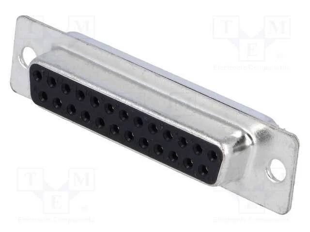 D-Sub, PIN: 25, ficha, fêmea, com cabo, solda, Co.