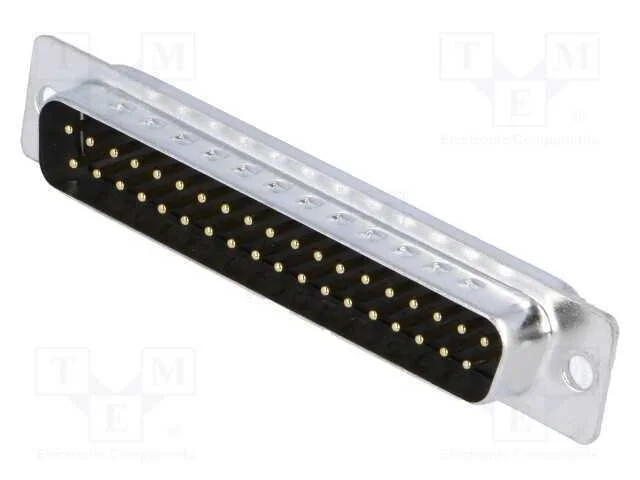 D-Sub, PIN: 37, ficha, macho, com cabo, solda, Co.